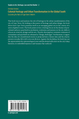 Colonial Heritage and Urban Transformation in the Global South Colonial Heritage and Urban Transformation in the Global South