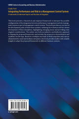 Integrating Performance and Risk in a Management Control System Integrating Performance and Risk in a Management Control System
