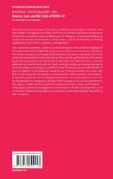 Finance, Law, and the Crisis of COVID-19 Finance, Law, and the Crisis of COVID-19