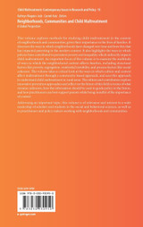 Neighborhoods, Communities and Child Maltreatment