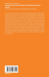 Topological States for New Modes of Information Storage and Transfer