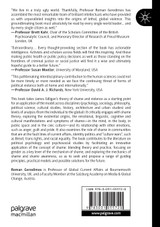 Interdisciplinary Applications of Shame/Violence Theory