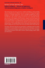 Ambient Intelligence - Software and Applications - 12th International Symposium on Ambient Intelligence Ambient Intelligence - Software and Applications - 12th International Symposium on Ambient Intelligence