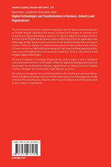 Digital Technologies and Transformation in Business, Industry and Organizations