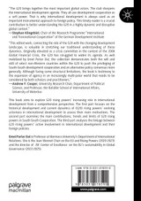 G20 Rising Powers in the Changing International Development Landscape G20 Rising Powers in the Changing International Development Landscape
