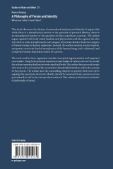 A Philosophy of Person and Identity