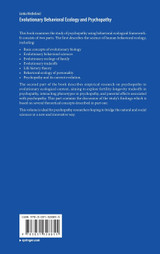 Evolutionary Behavioral Ecology and Psychopathy