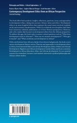 Contemporary Development Ethics from an African Perspective