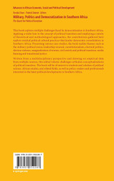 Military, Politics and Democratization in Southern Africa Military, Politics and Democratization in Southern Africa