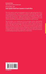 Socio-Spatial Small Town Dynamics in South Africa Socio-Spatial Small Town Dynamics in South Africa