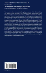 The Metaphysics and Theology of the Eucharist The Metaphysics and Theology of the Eucharist