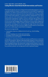 Scaling Effective School Mental Health Interventions and Practices