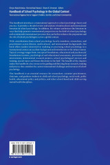 Handbook of School Psychology in the Global Context Handbook of School Psychology in the Global Context