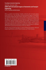 CONAT 2024 International Congress of Automotive and Transport Engineering