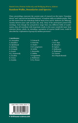 Random Walks, Boundaries and Spectra