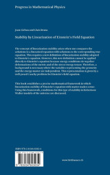 Stability by Linearization of Einstein's Field Equation