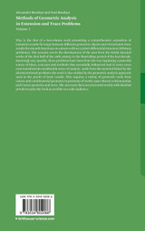 Methods of Geometric Analysis in Extension and Trace Problems