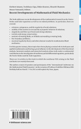 Recent Developments of Mathematical Fluid Mechanics