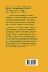 Biochemistry and Molecular Biology of Vitamin B6 and PQQ-dependent Proteins