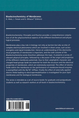 Bioelectrochemistry of Membranes Bioelectrochemistry of Membranes