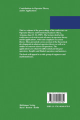 Contributions to Operator Theory and its Applications