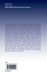 Hadronic Transport Coefficients from Effective Field Theories Hadronic Transport Coefficients from Effective Field Theories