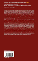 Models and Methods in Economics and Management Science