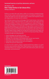 Work-Family Interface in Sub-Saharan Africa