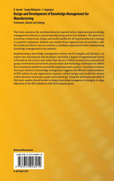 Design and Development of Knowledge Management for Manufacturing