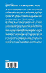 Systemic Corticosteroids for Inflammatory Disorders in Pediatrics Systemic Corticosteroids for Inflammatory Disorders in Pediatrics