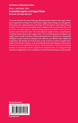 Sustainable Logistics and Supply Chains Sustainable Logistics and Supply Chains