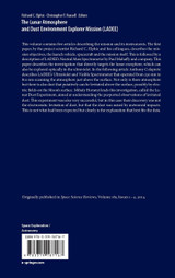 The Lunar Atmosphere and Dust Environment Explorer Mission (LADEE)