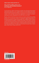 Continuous and Distributed Systems II