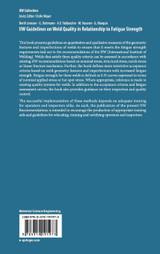 IIW Guidelines on Weld Quality in Relationship to Fatigue Strength