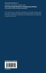 From Creep Damage Mechanics to Homogenization Methods