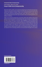 Essays in Public Sector Entrepreneurship Essays in Public Sector Entrepreneurship