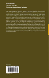 Settlement Morphology of Budapest