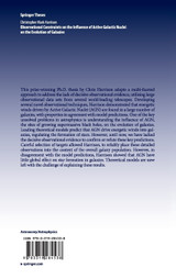 Observational Constraints on the Influence of Active Galactic Nuclei on the Evolution of Galaxies