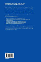 Handbook of Early Childhood Special Education