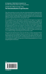 The Internationalisation of Legal Education