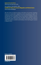 Equilibrium Theory for Cournot Oligopolies and Related Games