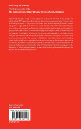 The Economics and Policy of Solar Photovoltaic Generation