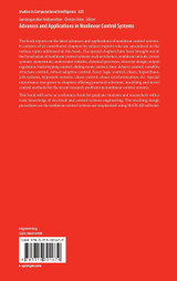 Advances and Applications in Nonlinear Control Systems
