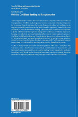 Umbilical Cord Blood Banking and Transplantation