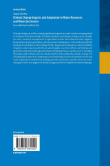Climate Change Impacts and Adaptation in Water Resources and Water Use Sectors