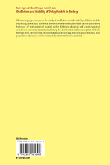 Oscillation and Stability of Delay Models in Biology