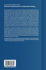 Methods of Small Parameter in Mathematical Biology