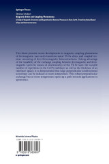 Magnetic Order and Coupling Phenomena