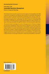 Sustainable Operations Management