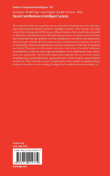 Recent Contributions in Intelligent Systems